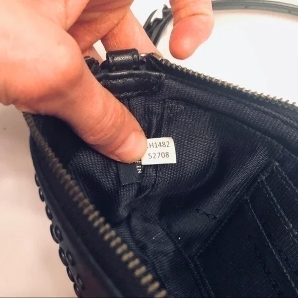 Coach studded metallic leather crossbody - Picture 5 of 11